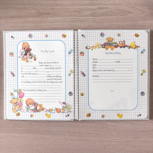 Livre de souvenirs vintage de 1995 pour bébé, souvenirs des trois premières années de bébé, cadeau de baby shower par Hallmark Cards Notre précieux bébé