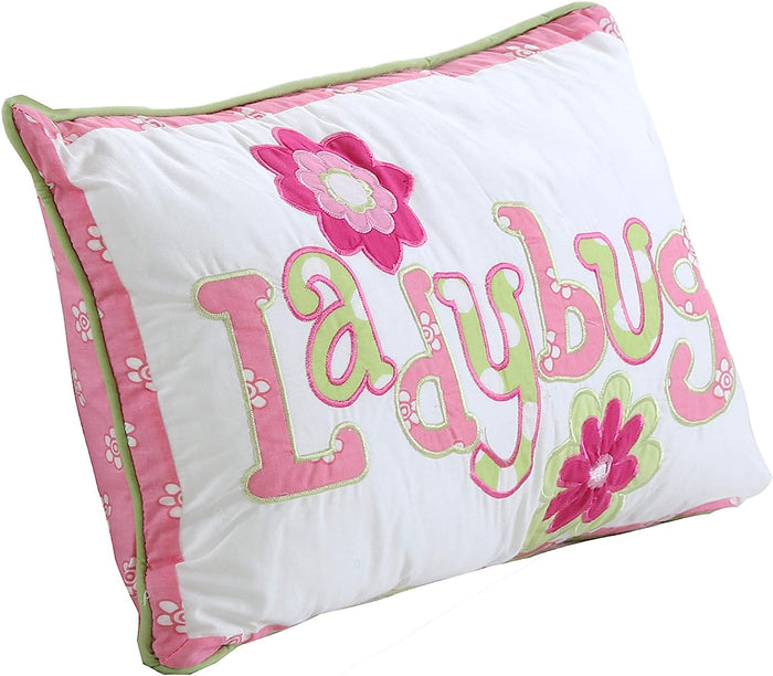 Cotton Ladybug Kids Decorative Throw Pillow 20" x 14"