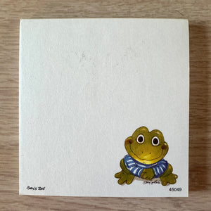 Suzy's Zoo Ribbert The Frog Memo Note Pad 2pc Sheet Set