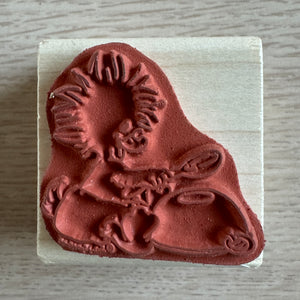 New Vintage Baby Duck Suzy's Zoo Wooden Rubber Stamp by Rubber Stampede Kitchen Musician 2800C