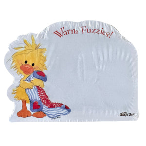 Couverture câline de canard Witzy Zoo de Little Suzy Stick'ems Mini bloc-notes auto-adhésif amovible 40 feuilles Warm Fuzzies