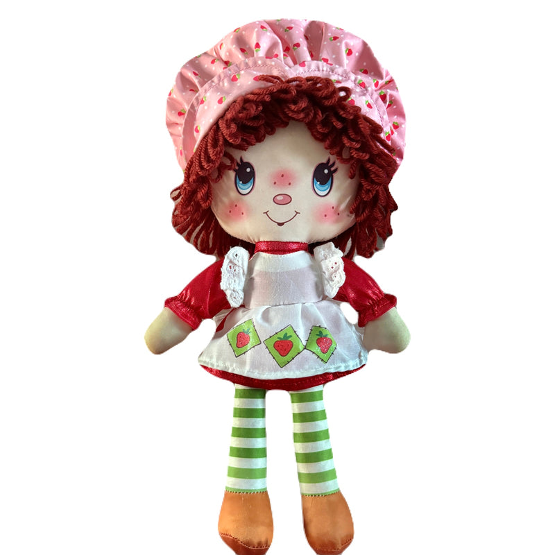 Rare Sparkly Dress Classic Strawberry Shortcake Rag Doll Stuffed Plush ...