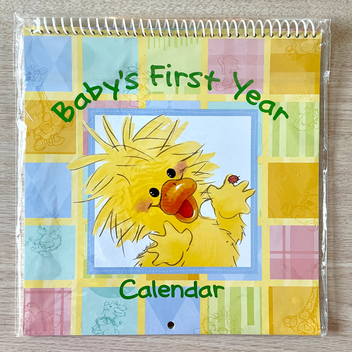 Little Suzy's Zoo Baby's First Year Calendar 13 Months Baby Records 'Witzy Loves' Witzy with Ladybug