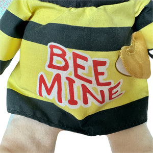 Rare Vintage Valentine Ziggy Plush Bee Mine Message Doll Stuffed Toy by Russ 7" 2005 Collectible