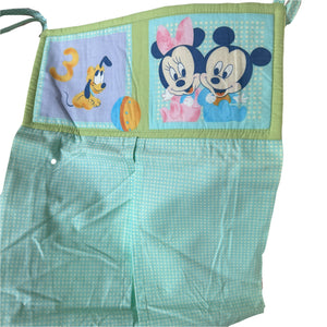 Vintage 2002 New Rare Disney Babies Minnie & Mickey Mouse with Pluto Unisex Baby Nursery Diaper Stacker