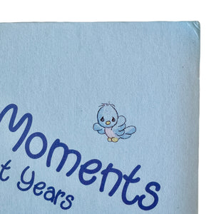 Vintage New Precious Moments Angel Baby Memory Record Book of Baby's First Years Padded Keepsake Stepping Stones 2000