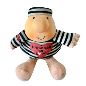 Vintage Valentine Ziggy Plush Rag 7" Doll PRISONER OF LOVE 1993 Collectible Stuffed Soft Toy By Tom Wilson