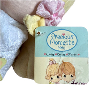 Vintage Precious Moments 9" Baby Girl Angel Prayer Pal Plush Talking Doll Soft Rag Bedtime Praying Toy