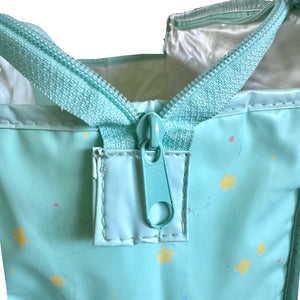 Rare Vintage Precious Moments Baby Diaper Bag Boy & Girl Unisex Together Time Medium Size Mint Green 1990s