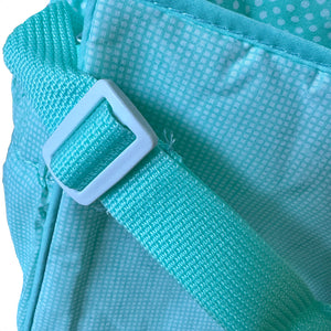 Vintage Rare New Precious Moments Style Green Boy Medium Diaper Bag with Bonus Teething Toy Ring Elegant Kids 2000 Baby Shower Gift
