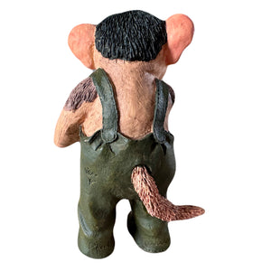 New Rare Vintage Classic Forest Garden Gnome Villages 4.5" House Troll Statue Resin Figurine by Rien Poortvliet Netherlands 2000 Collectible
