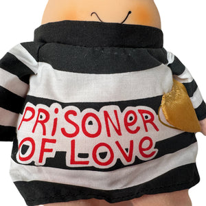 Rare Vintage Valentine Ziggy Plush Prisoner of Love Message Doll Stuffed Toy by Russ 7" 2005 Fun Collectible