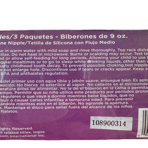 Biberons pour bébé garçon Dora l'exploratrice vintage et rare de 9 oz - Lot de 3 - Cadeau de naissance/petit nouveau-né