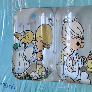 Vintage Precious Moments Baby Angel Bottles 4oz - 3-Pack Nursers Newborn / Small New Baby Shower Gift