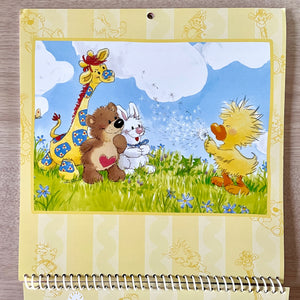 Little Suzy's Zoo Baby's First Year Calendar 13 Months Baby Records 'Witzy Loves' Witzy with Ladybug