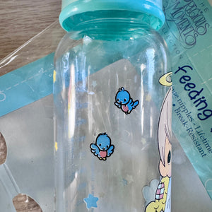 Vintage Precious Moments Baby Angel Bottles 8oz - 2-Pack Nursers Newborn New Baby Shower Gift