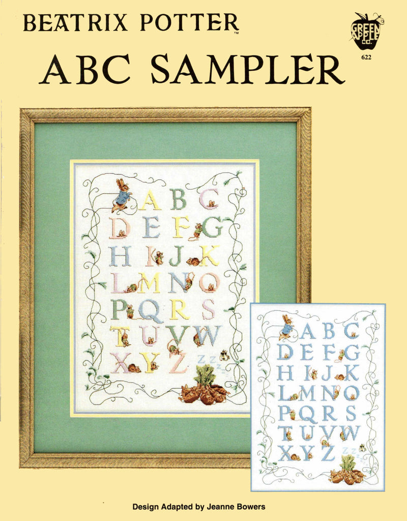 Vintage Rare Beatrix Potter ABC Alphabet Sampler Peter Rabbit Counted ...