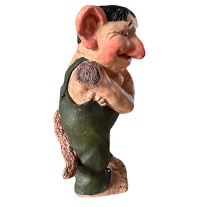 New Rare Vintage Classic Forest Garden Gnome Villages 4.5" House Troll Statue Resin Figurine by Rien Poortvliet Netherlands 2000 Collectible
