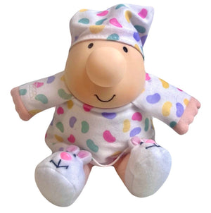 Vintage Easter Ziggy Jelly Beans & Bunny Slippers Rag Doll 7" 1994 Collectible Tom Wilson Soft Plush Stuffed Toy