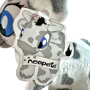 Neopets Cow Collectible Plush Stuffed Toy 9" by Applause New 2004 Rare