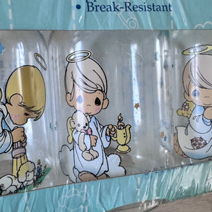 Vintage Precious Moments Baby Angel Bottles 4oz - 3-Pack Nursers Newborn / Small New Baby Shower Gift