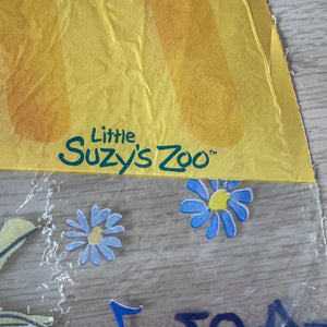 Ballon géant de 33 pouces pour baby shower, animaux du zoo de Little Suzy dans un panier, bienvenue bébé, canard, ours, lapin, girafe