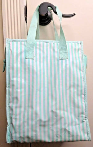 Rare Vintage Precious Moments Baby Diaper Bag Boy & Girl Unisex Together Time Medium Size Mint Green 1990s