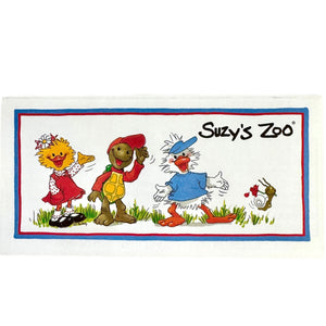 Vintage New Suzy’s Zoo Checking Transaction Register with Plastic Sleeve 1998 Checkbook Accessory