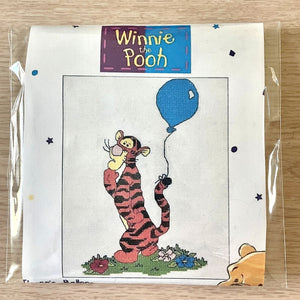 Disney Winnie The Pooh Tigger's Balloon Counted Cross Stitch Kit B16 or PDF Chart Pattern Instructions Designer Stitches by Debbie Minton 6 1/2" x 4 1/2"