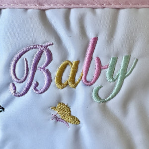 Vintage Rare New Precious Moments Style Pink Girl a Pet Small Diaper Bag Elegant Kids 2000 Baby Shower Gift