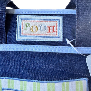Elegant New Vintage Disney Baby Winnie The Pooh & Friends Navy Blue Small Mini Diaper Bag