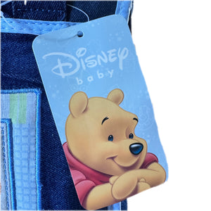 Elegant New Vintage Disney Baby Winnie The Pooh & Friends Navy Blue Small Mini Diaper Bag