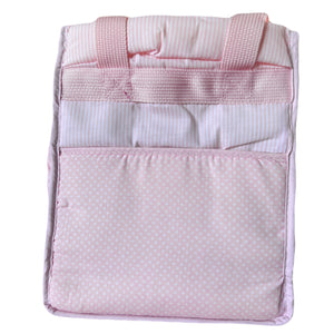 Vintage Rare New Precious Moments Style Pink Girl and Puppy Small Diaper Bag Elegant Kids 2000 Baby Shower Gift
