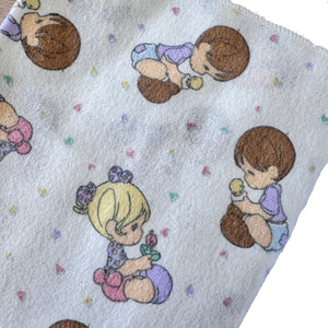 Manta de franela para recibir a los bebés con ositos de Precious Moments, 30" x 30"
