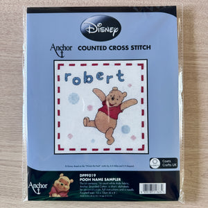 Patrón de punto de cruz PDF con instrucciones y diagrama de costura de Debbie Minton Designer Stitches H48, de Disney, Winnie the Pooh, el oso "Friends Forever", Piglet, Tigger, conejo, canguro y otros animales raros de la época