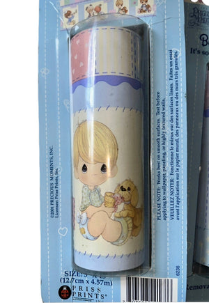 Vintage Precious Moments Wall Border Peel & Stick Patchwork Babies Child Nursery Boys & Girls