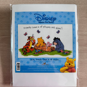 Kit de point de croix compté vintage rare Disney Winnie l'ourson ou instructions de modèle de tableau PDF Debbie Minton Designer Stitches D176 Les amis viennent dans toutes les formes et tailles 2003