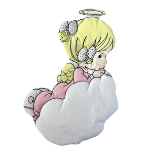 Décoration murale vintage en tissu pour chambre d'enfant Motif Peanuts Sleepytime Baby Snoopy Hugging Woodstock Bird 45,7 cm par Bedtime Originals