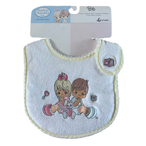 Lot de 5 bavoirs pour bébé garçon en coton doux et tissu éponge, bleu