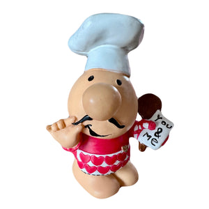 Vintage Ziggy Valentine Figurine By Russ 2005 Heart of Gold - Chef - Recipe for Love - You & Me