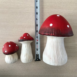 Set of 3 Mushrooms