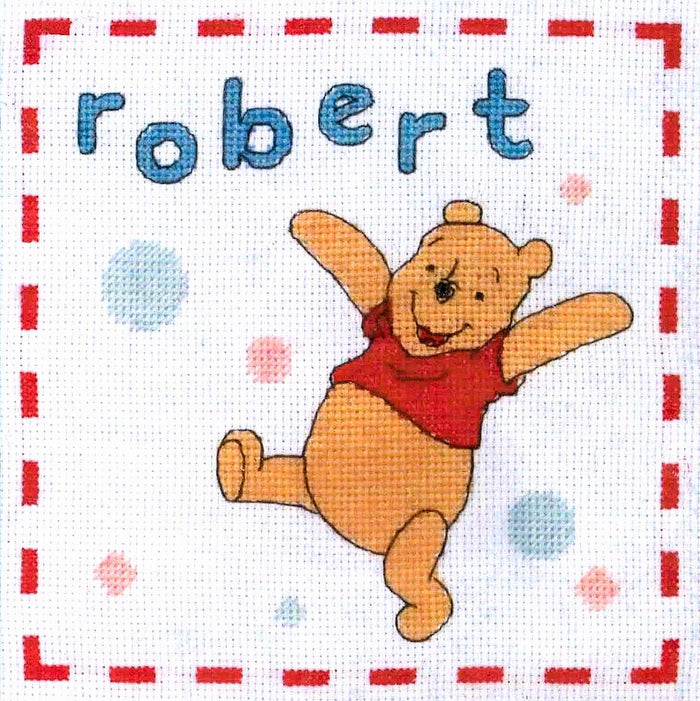 Patrón de punto de cruz PDF con instrucciones y diagrama de costura de Debbie Minton Designer Stitches H48, de Disney, Winnie the Pooh, el oso "Friends Forever", Piglet, Tigger, conejo, canguro y otros animales raros de la época