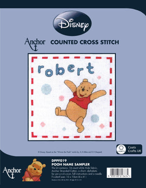 Patrón de punto de cruz PDF con instrucciones y diagrama de costura de Debbie Minton Designer Stitches H48, de Disney, Winnie the Pooh, el oso "Friends Forever", Piglet, Tigger, conejo, canguro y otros animales raros de la época