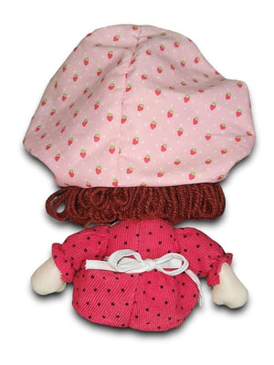 RARE New Classic Retro Look Strawberry Shortcake 2PC Doll Set - Reproduction of 1980's Vintage 14" Rag Doll & 6” Doll - Collector's Edition Box with Two Dolls 2017