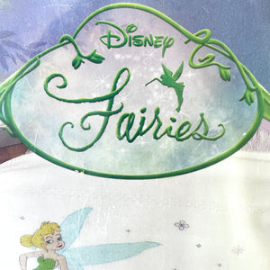 Vintage Disney Fairies Tinker Bell Counted Cross Stitch Baby Blanket Afghan Kit or PDF Chart Pattern Instructions Keepsake Gift Blanket Pre-Fringed 34" x 43" Janlynn 2007