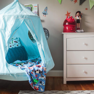 Couverture en peluche en velours Minky pour bébé ou tout-petit avec camions de pompiers et ambulances de la police Rescue Heroes