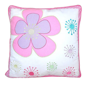 Luxury Cotton Lavender & Pink Flower Blossoms Little Girl Bedding Twin or Full/Queen Quilt Set Kids Coverlet Bedspread