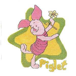 Walt Disney Winnie The Pooh and Star B54 Piglet B53 Tigger B55 Eeyore B52 Counted Cross Stitch PDF Pattern Chart Instructions Debbie Minton Designer Stitches