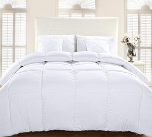White Duvet Insert Comforter Twin Full Queen or King Size Down Alternative