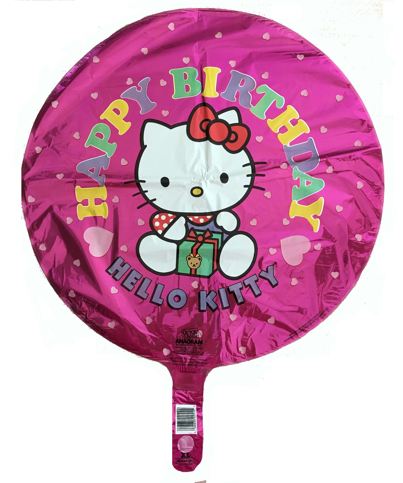 10 Baby Shower White/ Pink Hot Pink Balloon Newborn Party